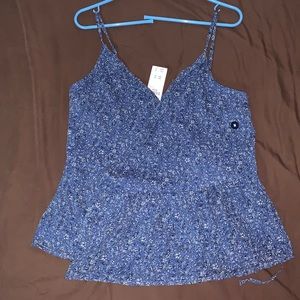 Abercrombie & Fitch Chiffon Wrap Top
